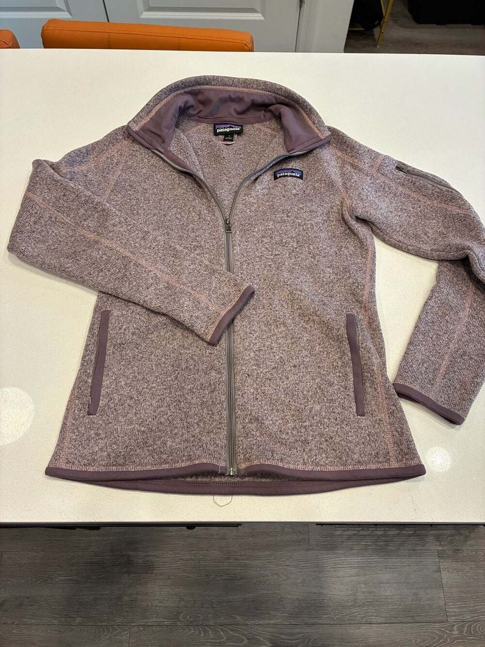 Patagonia Women's Better Sweater Full-Zip Fleece Jacket Size Small Purple Melang